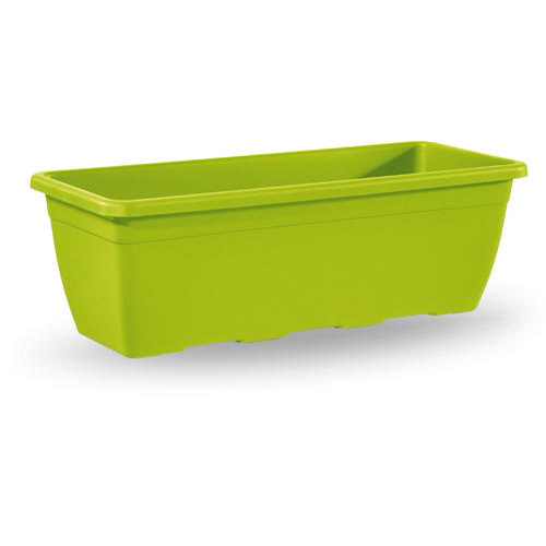 VECA PLASTIC POT RECTANGULAR 40X20X16CM GREEN