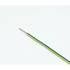 SINGLE CABLE 753513 1MM X 1.5MM YELLOW GREEN