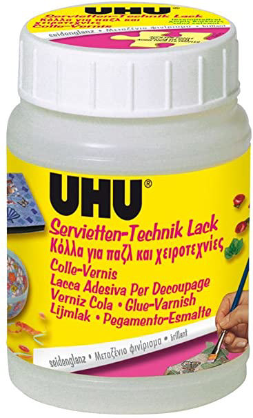 UHU GLUE VARNISH 150ML