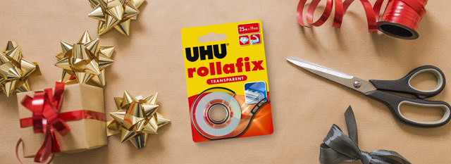 UHU ROLLAFIX TRANSPARENT 25M X 19MM