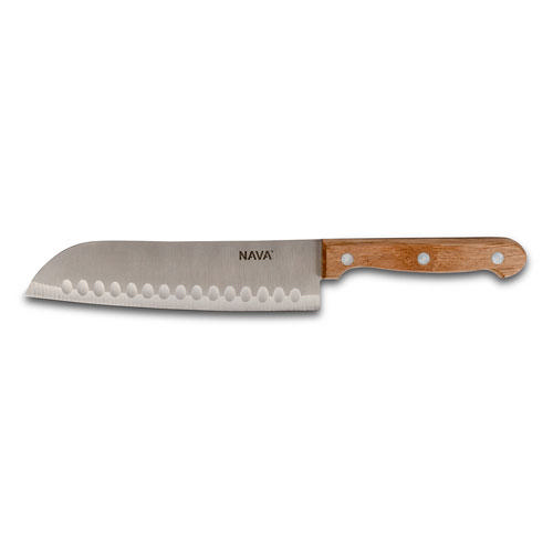 NAVA TERRESTRIAL ΑΤΣΑΛΙΝΟ ΜΑΧΑΙΡΙ SANTOKU 29.5CM