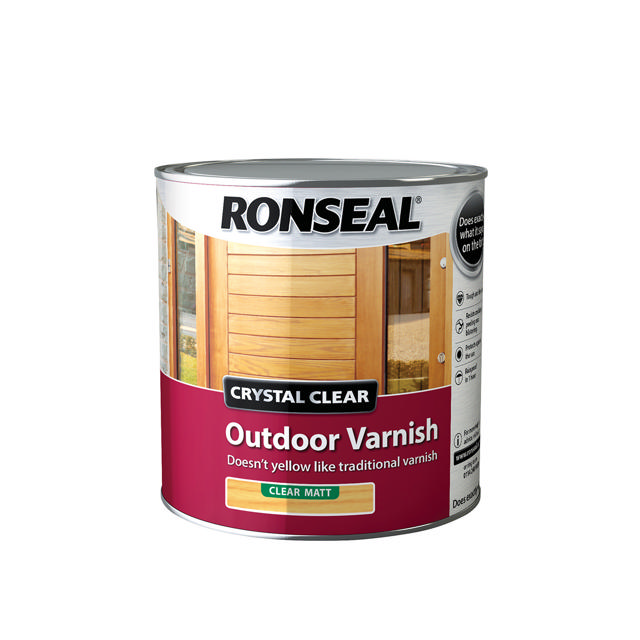 RONSEAL® ΒΕΡΝΙΚΙ ΕΞΩΤΕΡΙΚΟΥ ΧΩΡΟΥ CRYSTAL CLEAR - MATT 2.5L