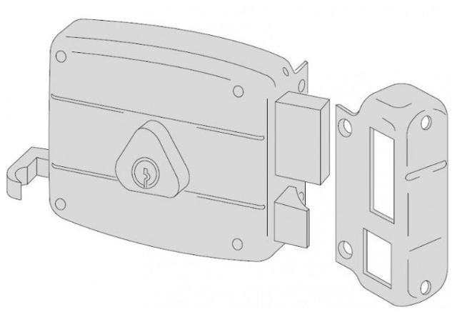 CISA DOOR LOCK LEFT 50MΜ