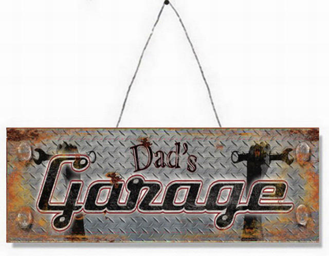 IRON WALL PLAQUE 13X36CM