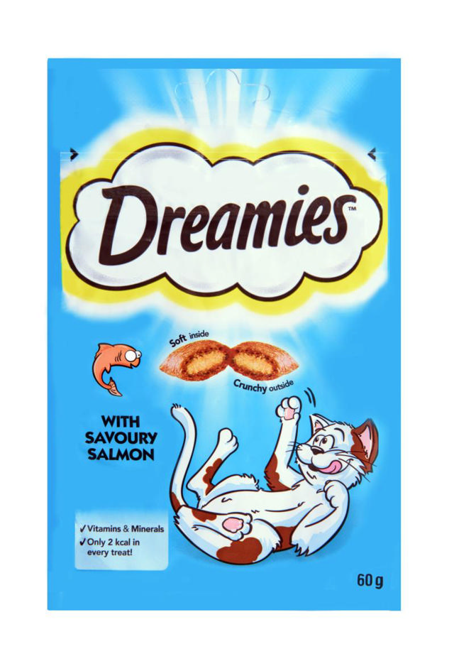 DREAMIES ΛΙΧΟΥΔΙΕΣ ΓΑΤΑΣ ΜΕ ΓΕΥΣΗ ΒΟΔΙΝΟ 60ΓΡ