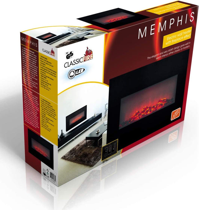 CLASSIC FIRE MEMPHIS ΕΠΟΙΤΙΧΙΟ ΗΛΕΚΤΡΙΚΟ ΤΖΑΚΙ 1800W