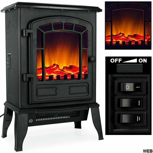 CLASSIC FIRE TORINO ELECTRIC FIREPLACE 2kW LED AJ1