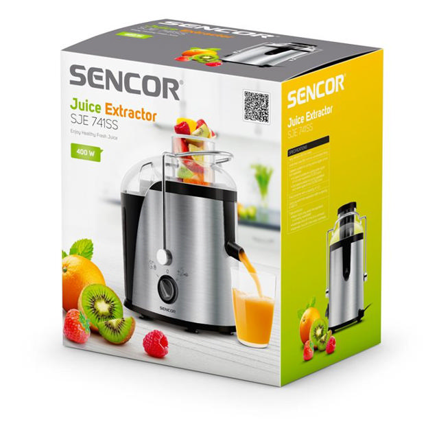 SENCOR SJE741SS JUICE EXTRACTOR 400W