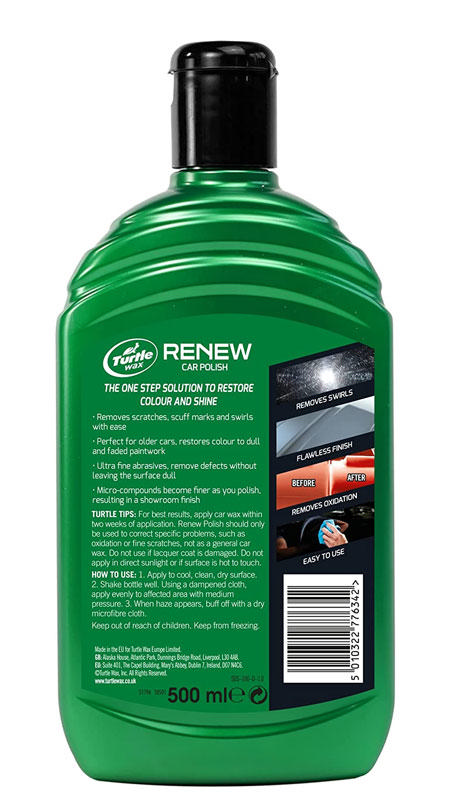 TURTLE WAX RENEW POLISH 500ML