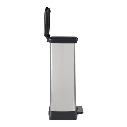 CURVER BIN 50L RECTANGULAR BLACK/SILVER