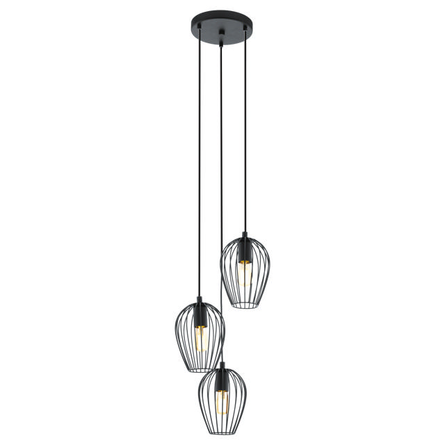 EGLO 'NEWTOWN' PENDANT LIGHT 3xE27