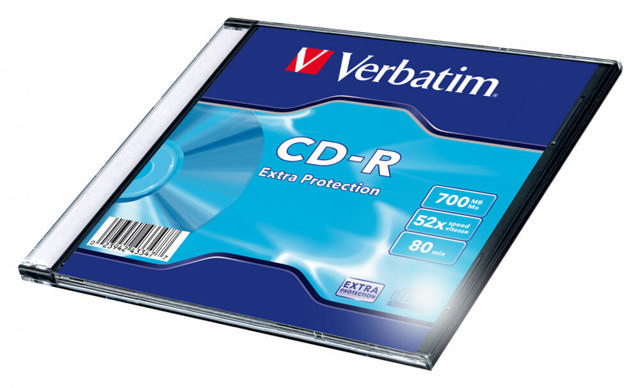 VERBATIM CD-R 80 SLIM SINGLE