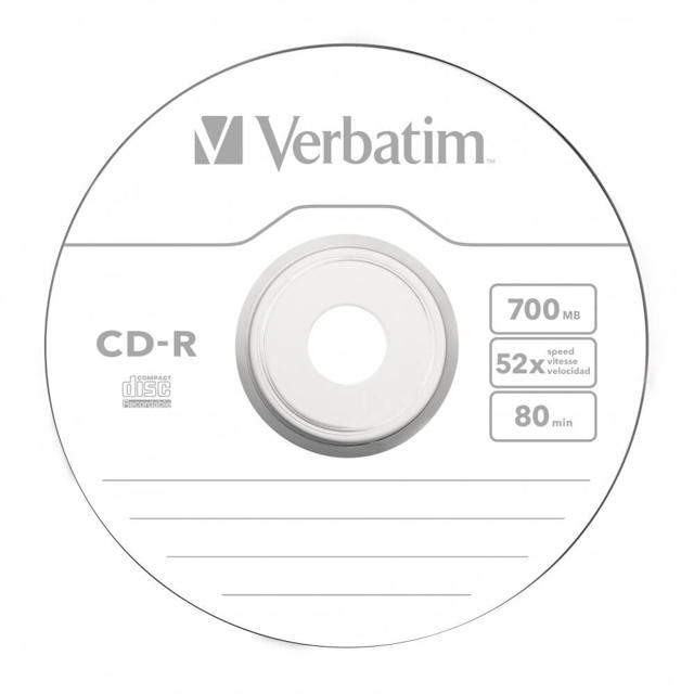 VERBATIM CD-R 80 SLIM SINGLE