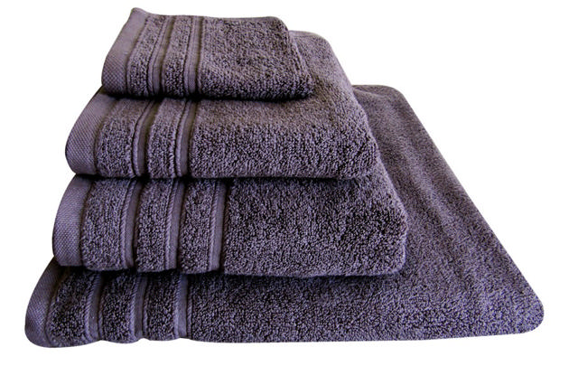 HAND TOWEL ANTHRACITE FLUFFY 30X30CM 500GSM