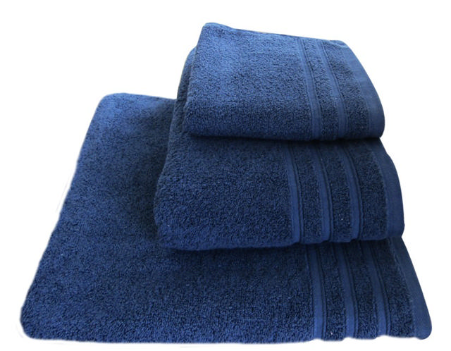 FACE TOWEL BLUE FLUFFY 48X85CM 500GSM