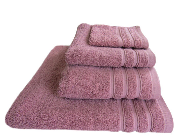 FACE TOWEL DUSTY PINK FLUFFY 48X80CM 500GSM