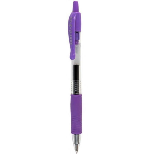 PILOT G2 GEL INK ROLLERBALL VIOLET FINE TIP