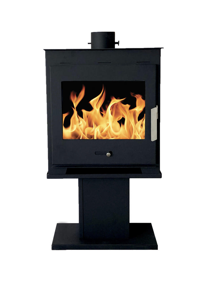 SYRIOS WOOD STOVE CAST STEEL 58X33.5X39CM