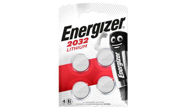 ENERGIZER CR2032 ΜΠΑΤΑΡΙΑ ΣΤΡΟΓΓΥΛΗ 3V 4 ΤΕΜ