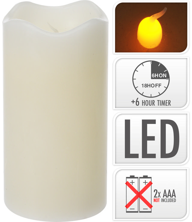 CANDLE LED TIMER IVO.7X13