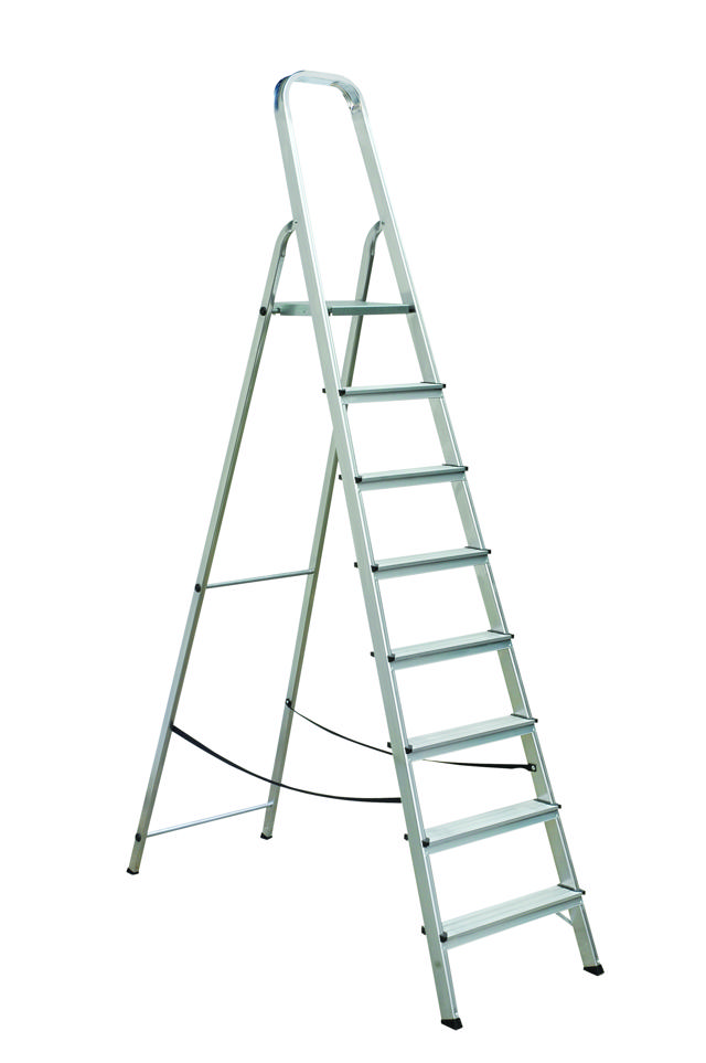 ELKOP ALUMINIUM LADDER 7+1 STEPS