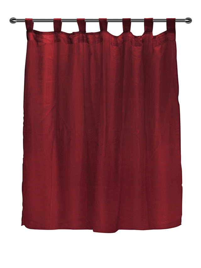 EASYHOME WINDOW CURTAIN SOLID RED 140X150CM