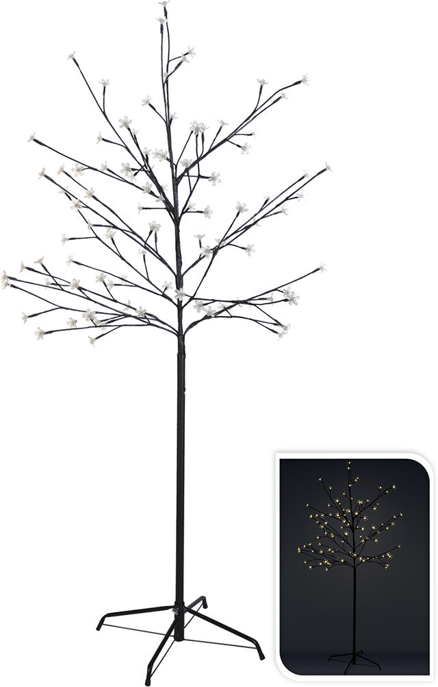 XMAS TREE 150CM 96 LED WW BO