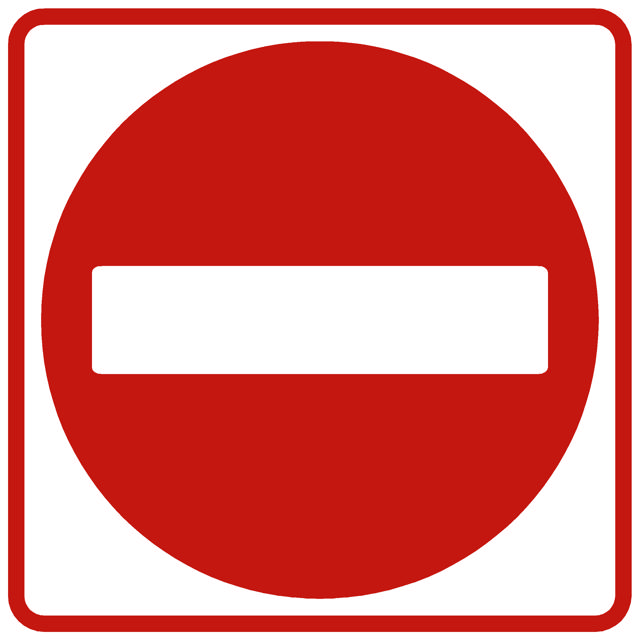 ONE WAY SYMBOL