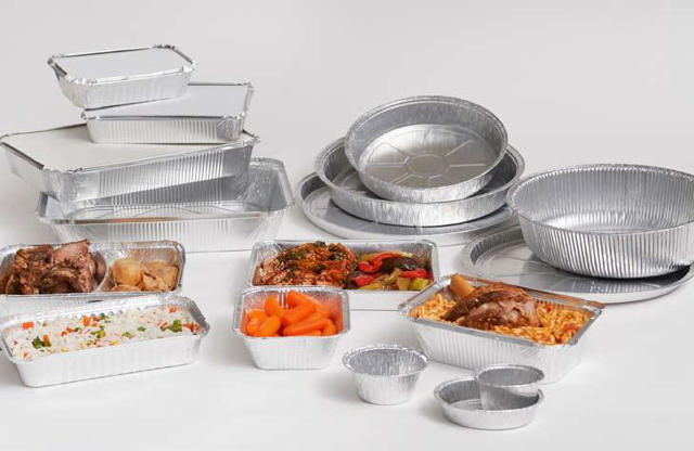 ALUMΙΝIUM TRAY 102ML & LID 3PCS