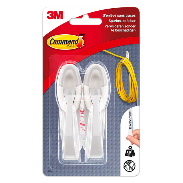 3M COMMAND CABLE BUNDLERS 1KG P2-WHITE