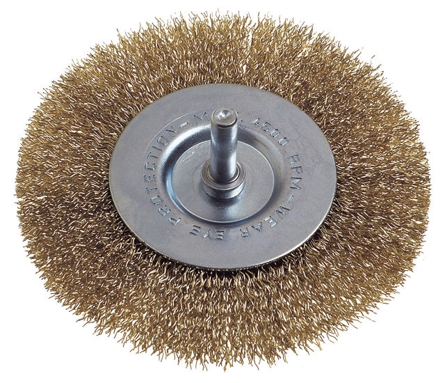 PG BRASS WIRE WHEEL BRUSH 100mm