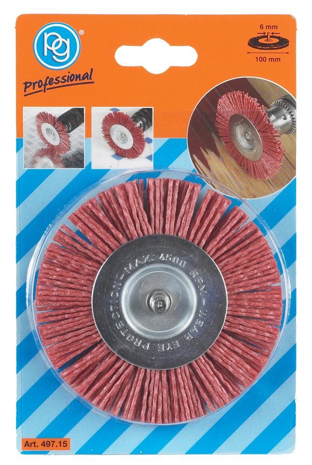 PG NYLON WHEEL BRUSH 100mm