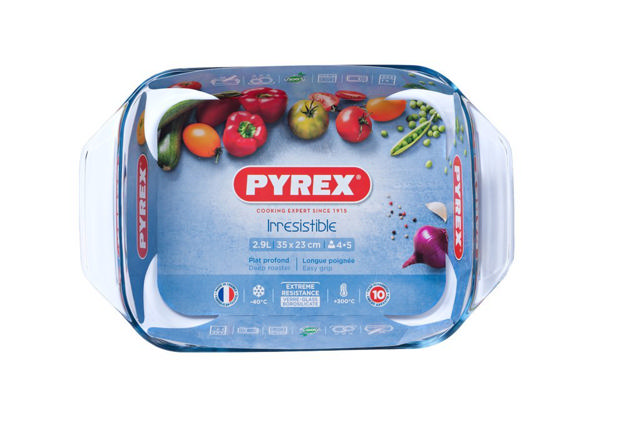 PYREX 408B000 IRRESISTIBLE ΓΥΆΛΙΝΟ ΟΡΘΟΓΏΝΙΟ ΣΚΕΎΟΣ ΦΟΎΡΝΟΥ 2,9L