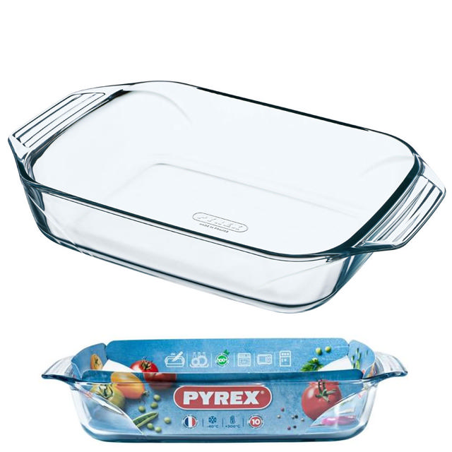 PYREX 408B000 IRRESISTIBLE ΓΥΆΛΙΝΟ ΟΡΘΟΓΏΝΙΟ ΣΚΕΎΟΣ ΦΟΎΡΝΟΥ 2,9L