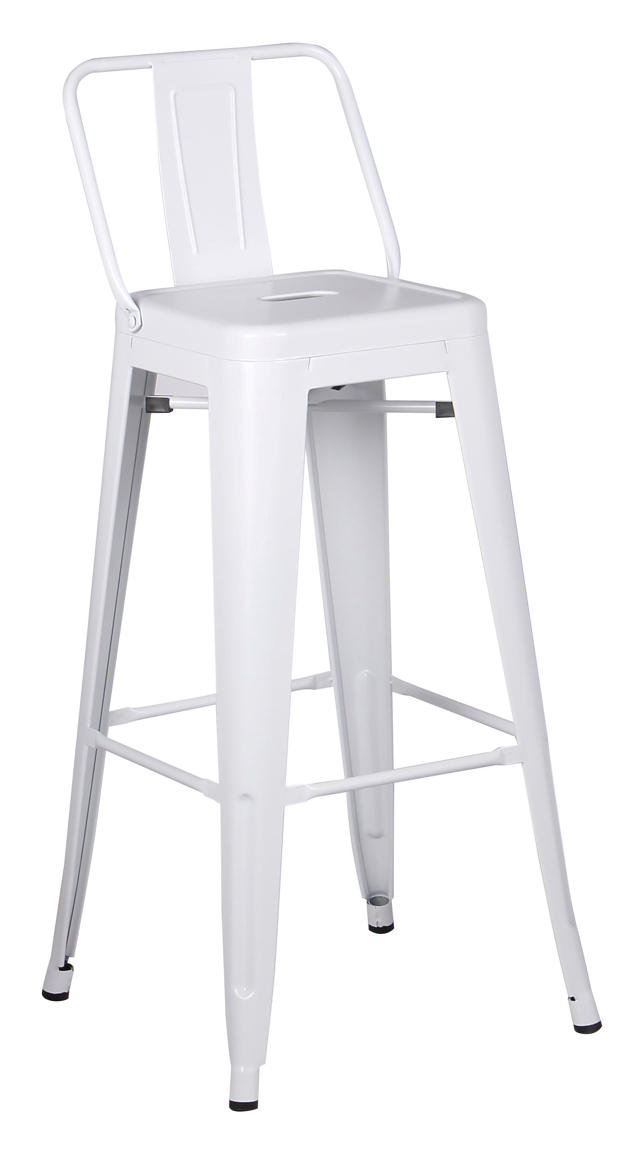 JONES STOOL CHAIR WHITE 43 X 43 X 100CM