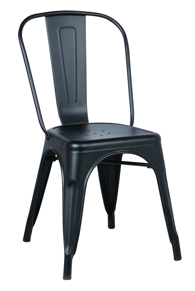 JONES METAL CHAIR BLACK 45Χ54Χ83.5CM