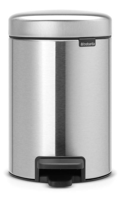 BRABANTIA NEW ICON PEDAL BIN 3L- MAT STEEL