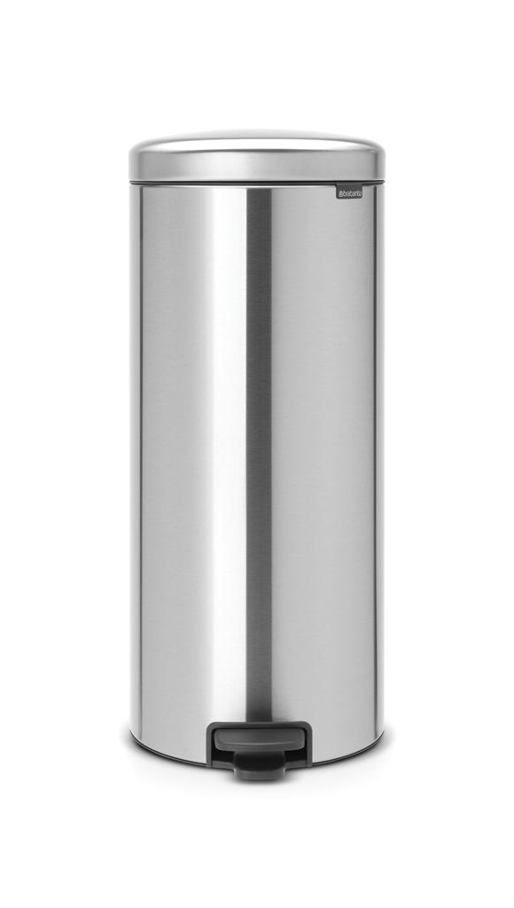 BRABANTIA PEDAL BIN NEWICON, 30 LITRE - MATT STEEL