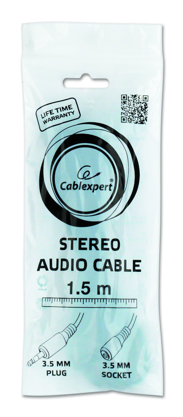 CABLEXPERT 3,5MM AUDIO CABLE 1.5M