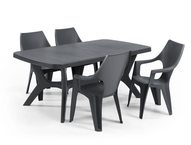 KETER DANTE OUTDOOR CHAIR  57X57X89CM - ANTHRACITE 