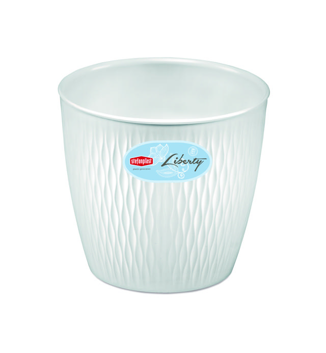 STEFANPLAST LIBERTY POT 20CM WHITE