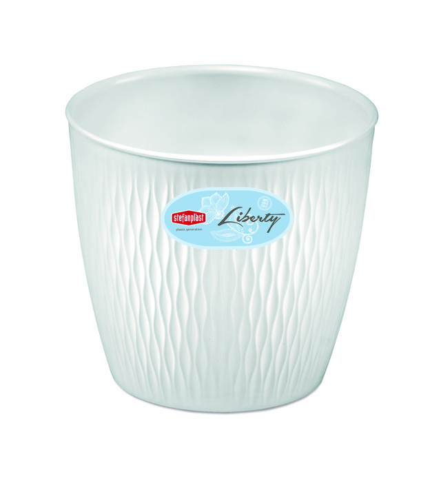 STEFANPLAST LIBERTY POT 25CM WHITE