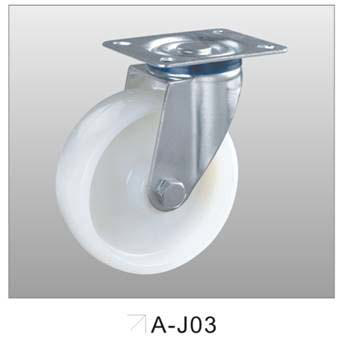 WHEEL A-J03 152X40MM WHITE WITHOUT BRAKE