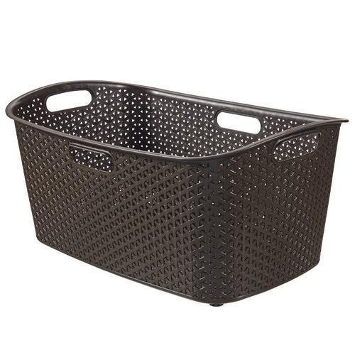 CURVER RECTANGULAR BASKET 49L BROWN 