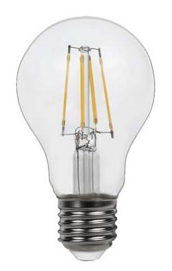 J&C LED 8W FILAMENT BULB A60 E27 1050LM 2700K CLEAR