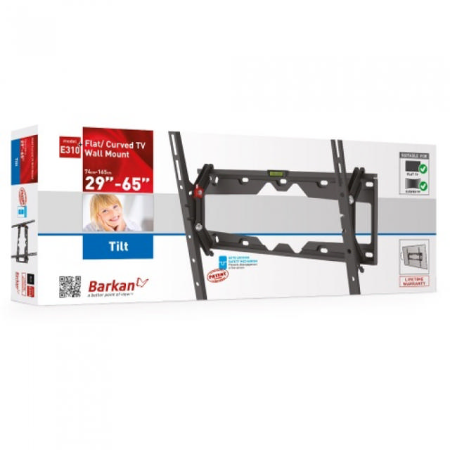 BARKAN TILTED TV BRACKET UP TO 56''