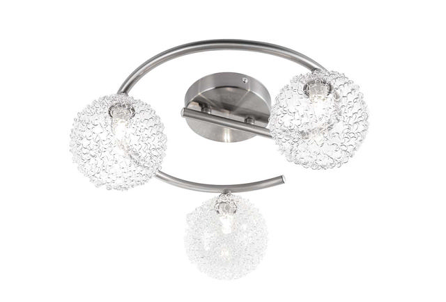 GLOBO 'ENIGMA' CEILING LIGHT 3xG9 Ø385MM