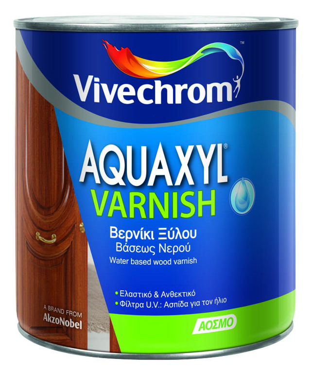 VIVECHROM CLEAR SATIN AQUAXIL VARNISH 750ML