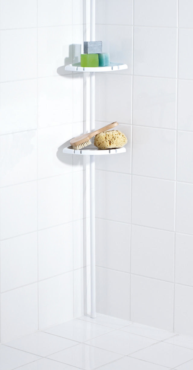 RIDDER SHOWER RACK 4TIER EXP 130-260CM