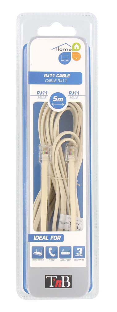 TNB RJ11 MODEM CABLE 5M